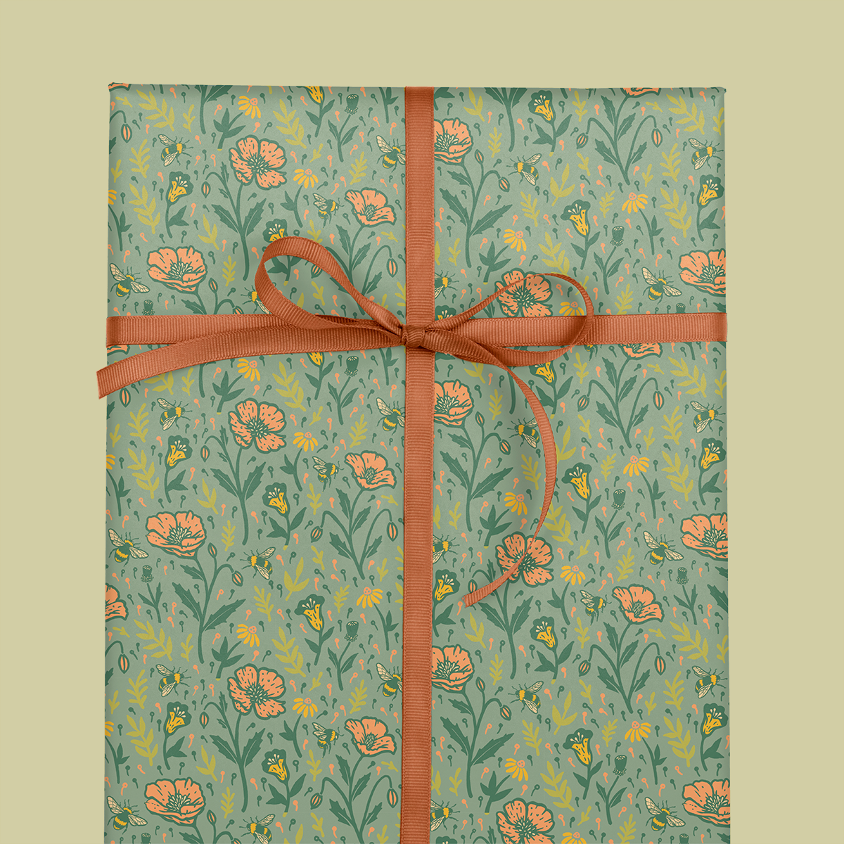 Gift Wrap: Poppies
