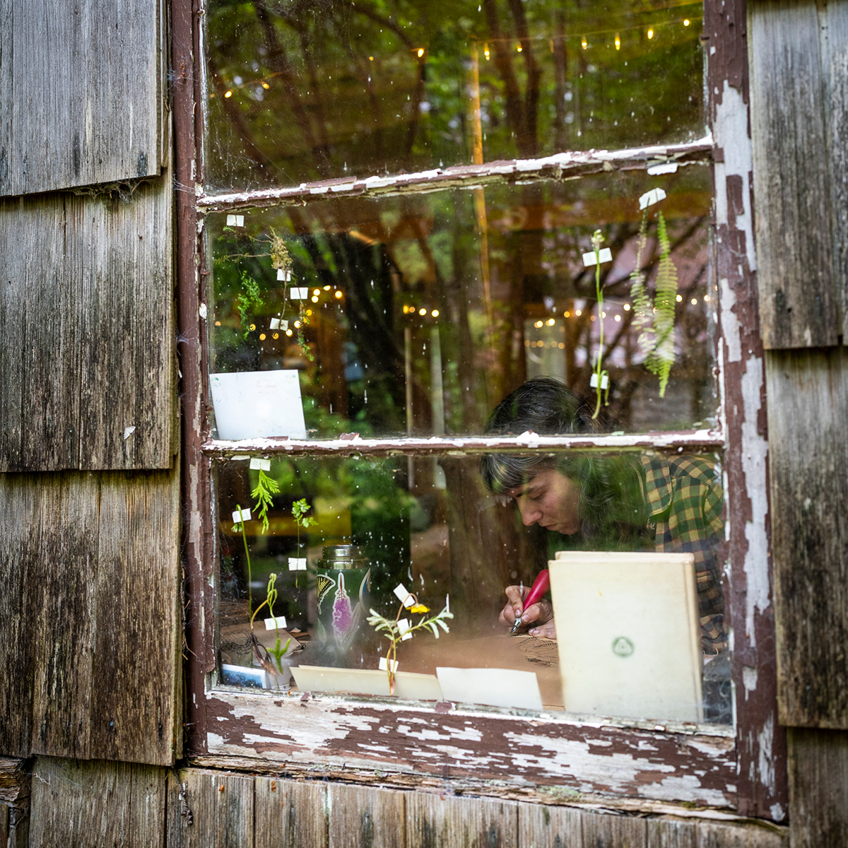 11x14" Fine Art Linocut Print: Midnight on the Water