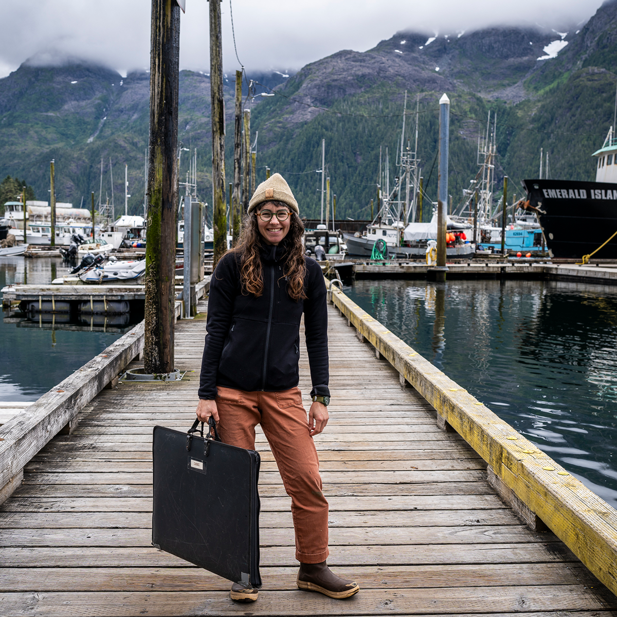 6x8" Fine Art Linocut Print: Northwestern Salamander