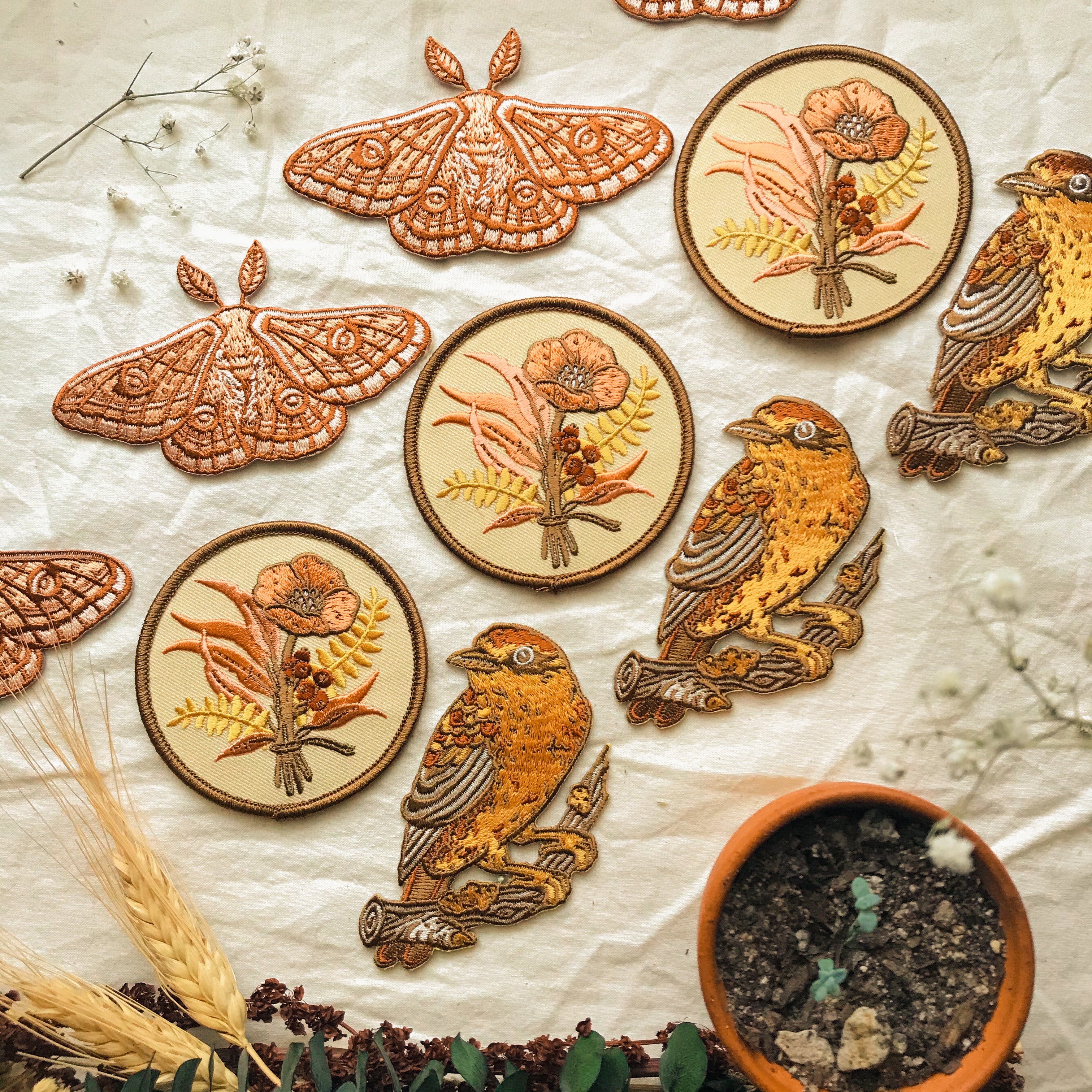 Iron on Patch: Emperor Moth
