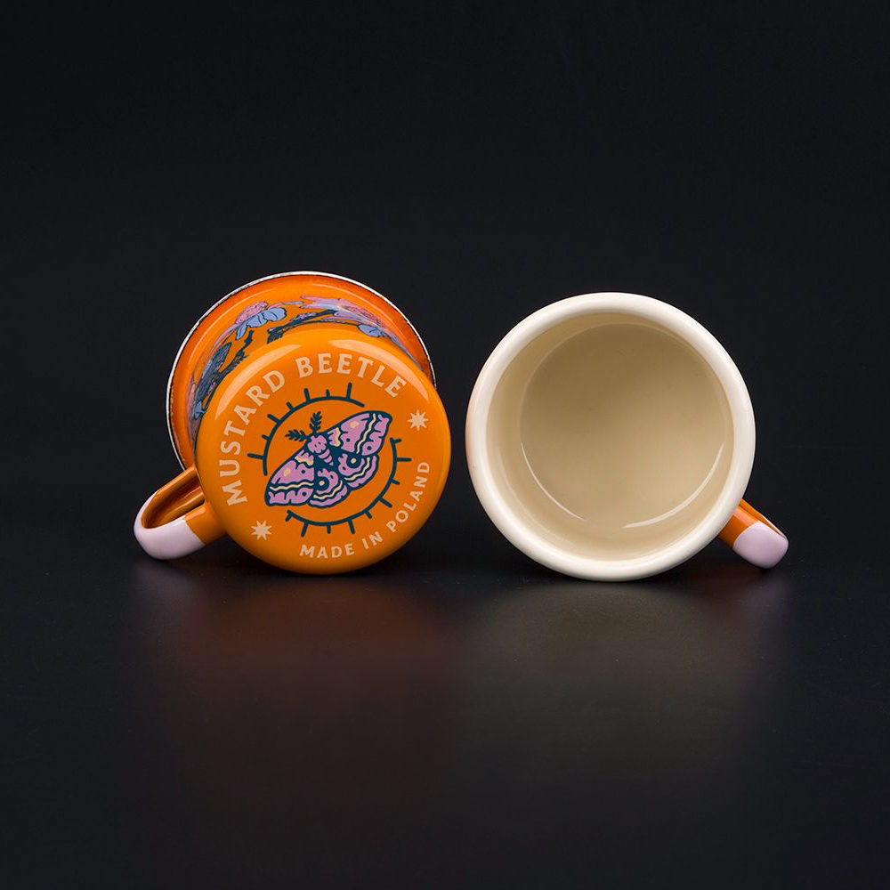 Enamelware Mug: Hummingbird