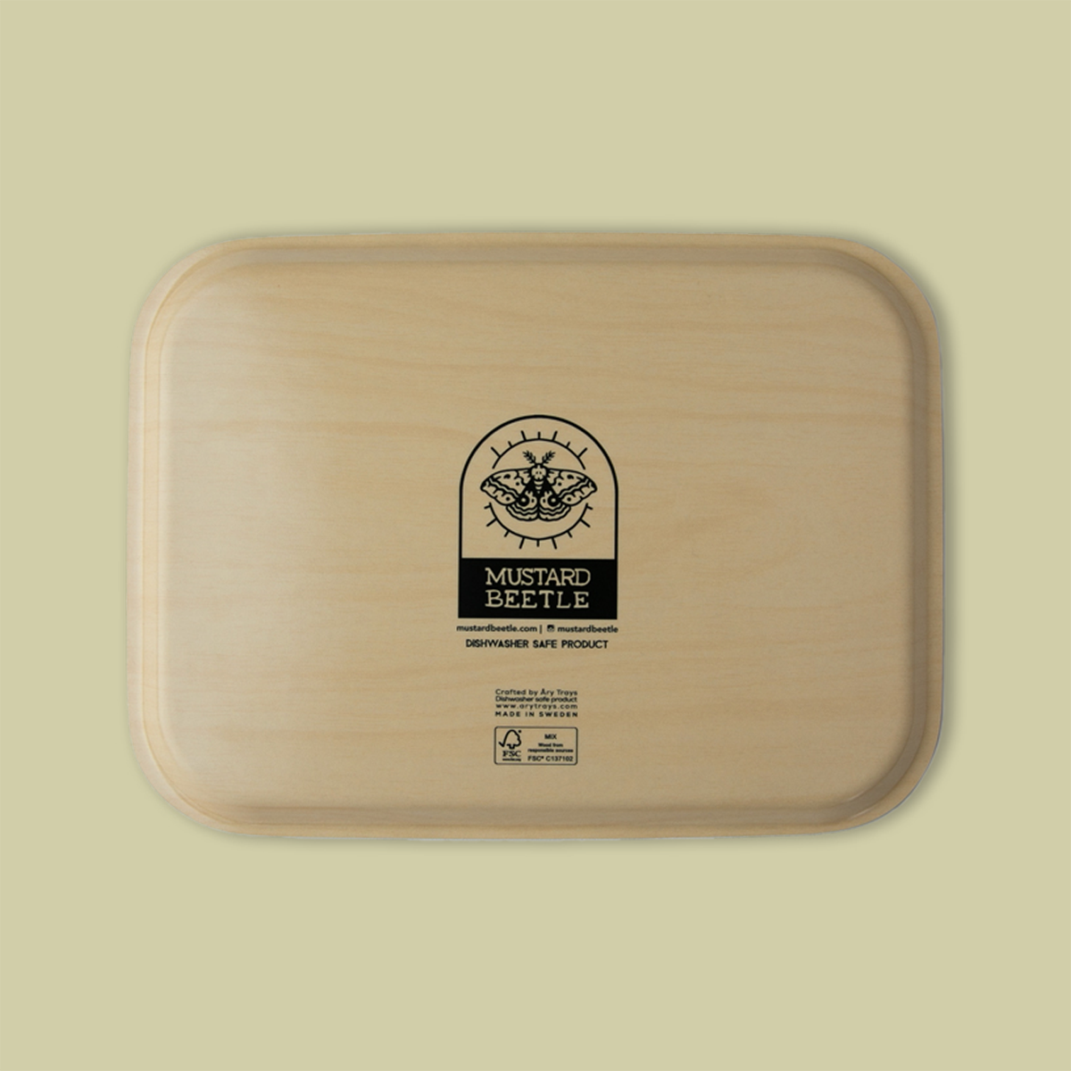 Birch Laminate Tray 10.5x8": Redwoods