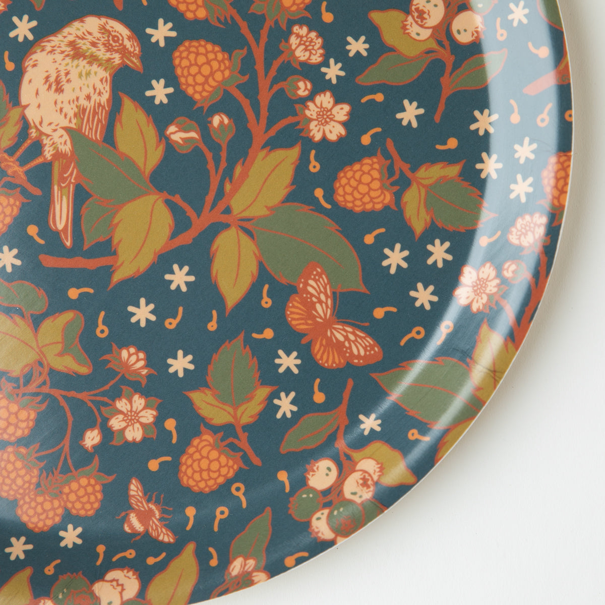 10" Birch Laminate Tray: Berries