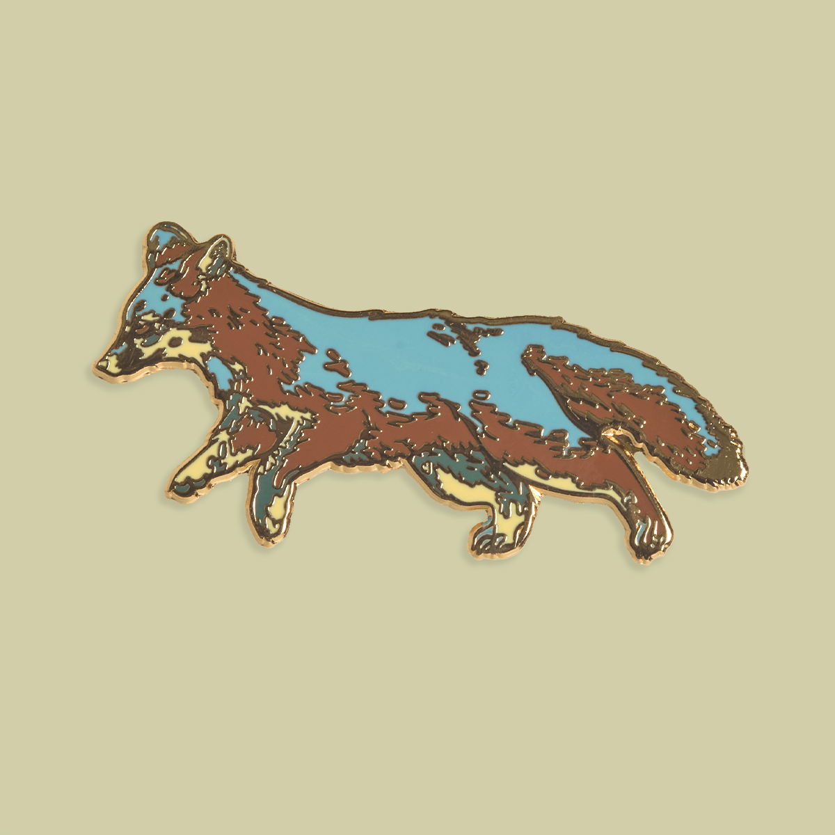 Enamel Pin: Island Fox