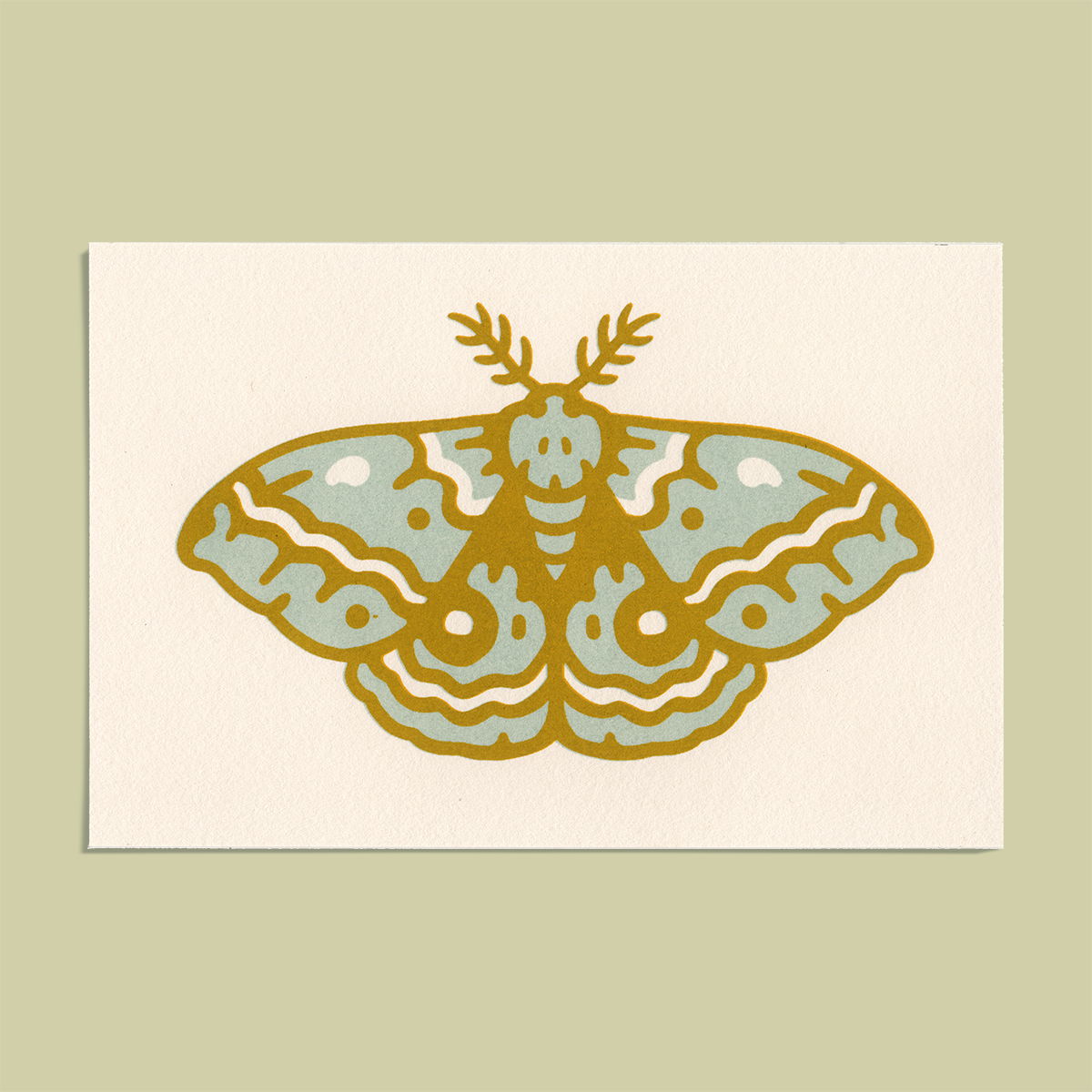 4x6" Screenprint: IO Moth