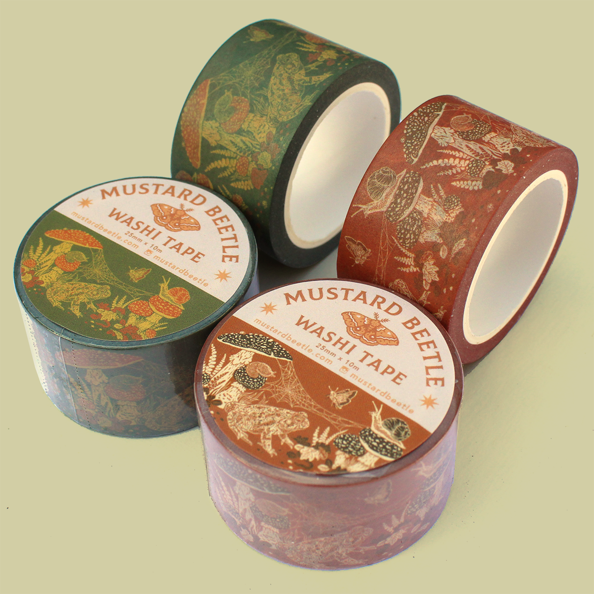 Washi Tape Roll 1": Toad