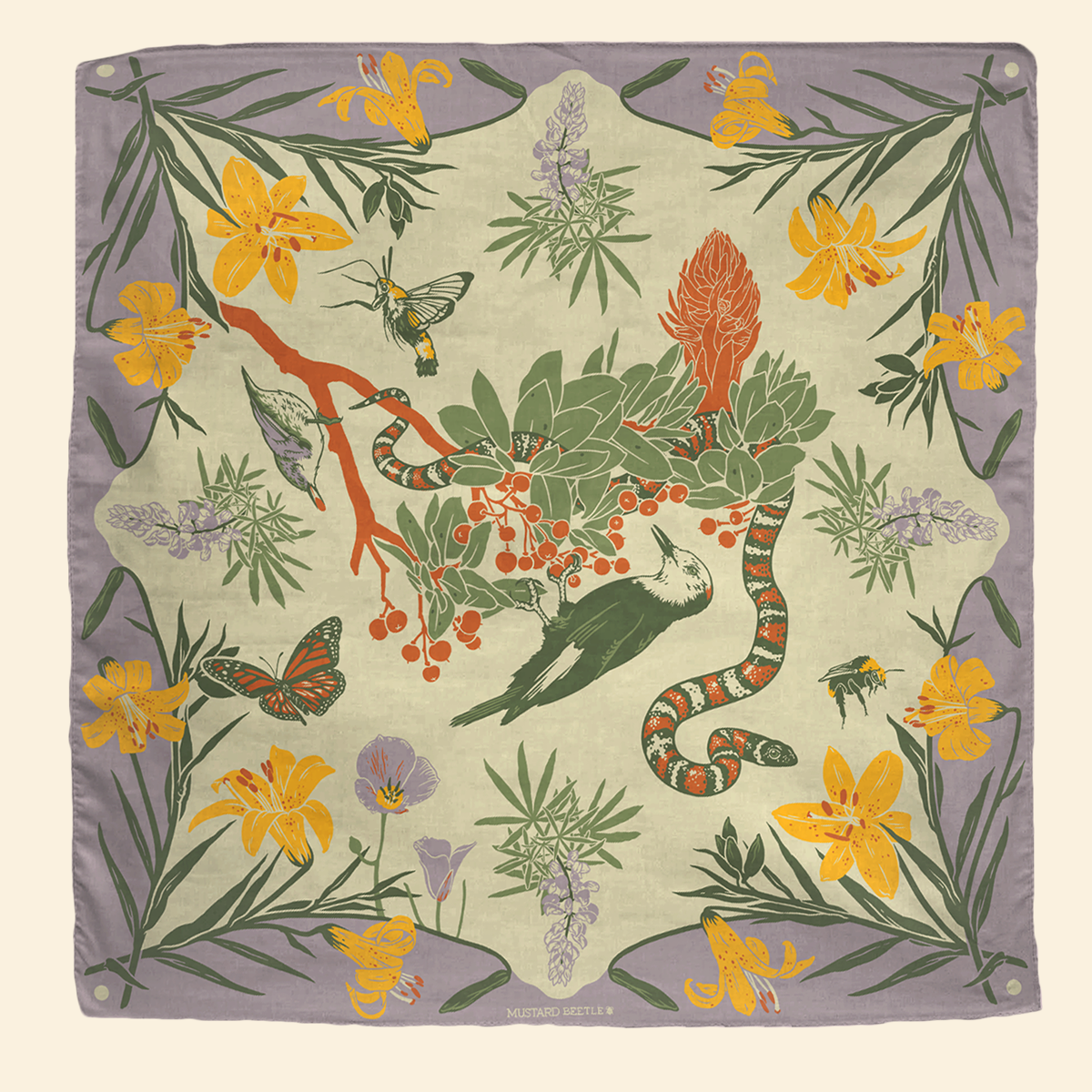 Organic Fair Trade Bandana: San Jacinto Organic Fair Trade Bandana: San Jacinto