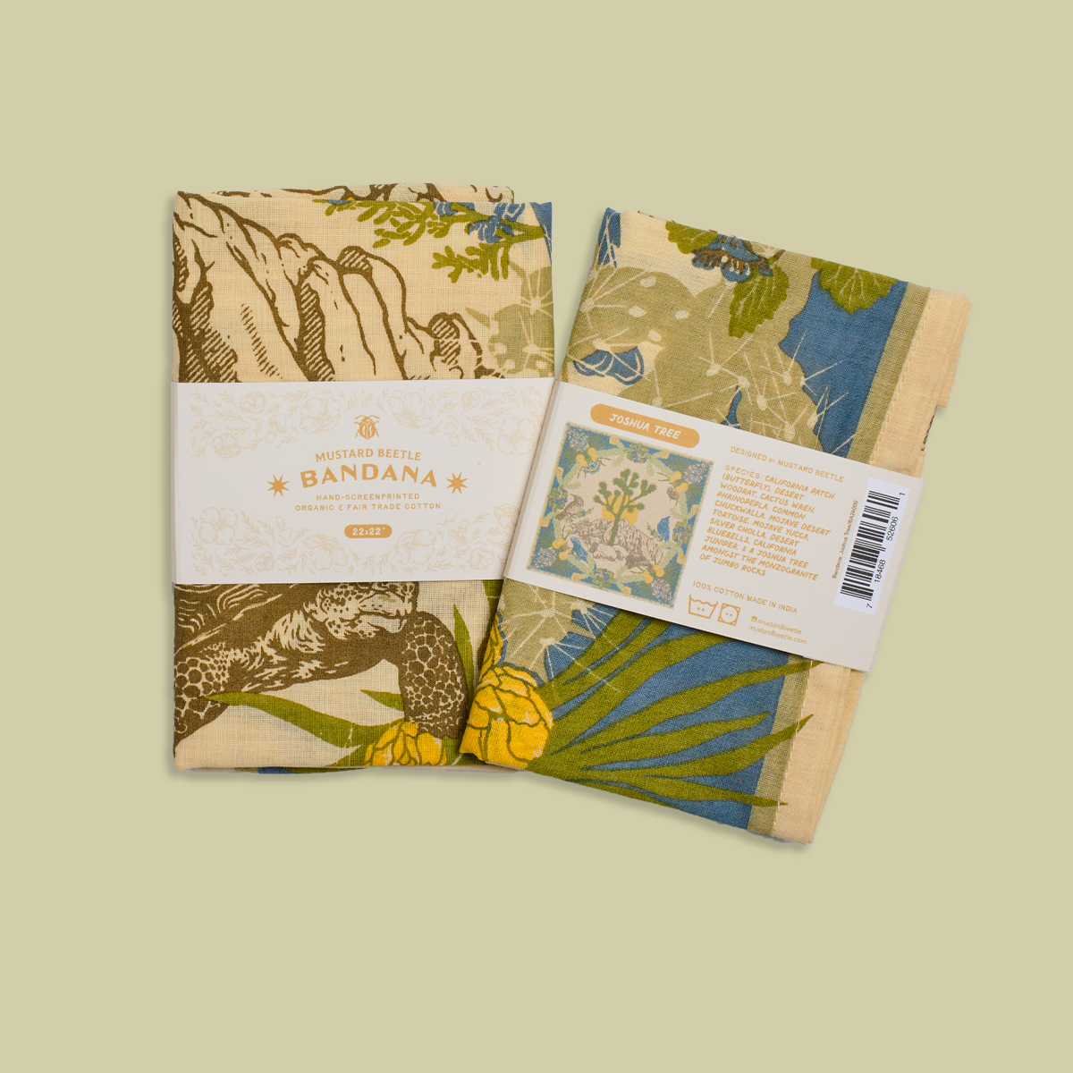 Organic Fair Trade Bandana: Joshua Tree