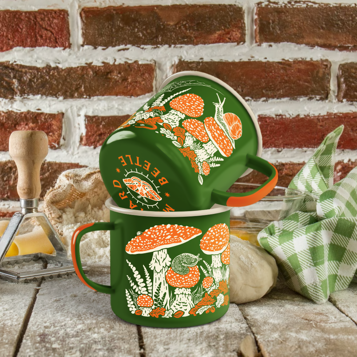 Enamelware Mug: Toad