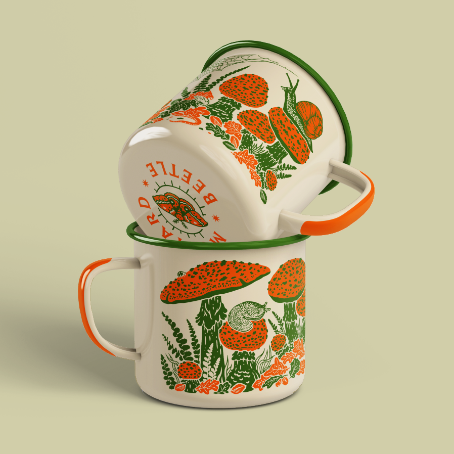 Enamelware Mug: Toad