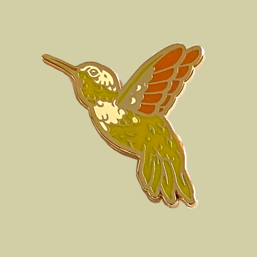 Enamel Pin: Hummingbird