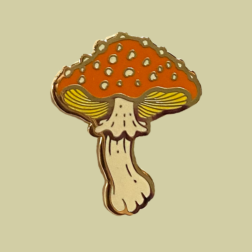 Enamel Pin: Mushroom