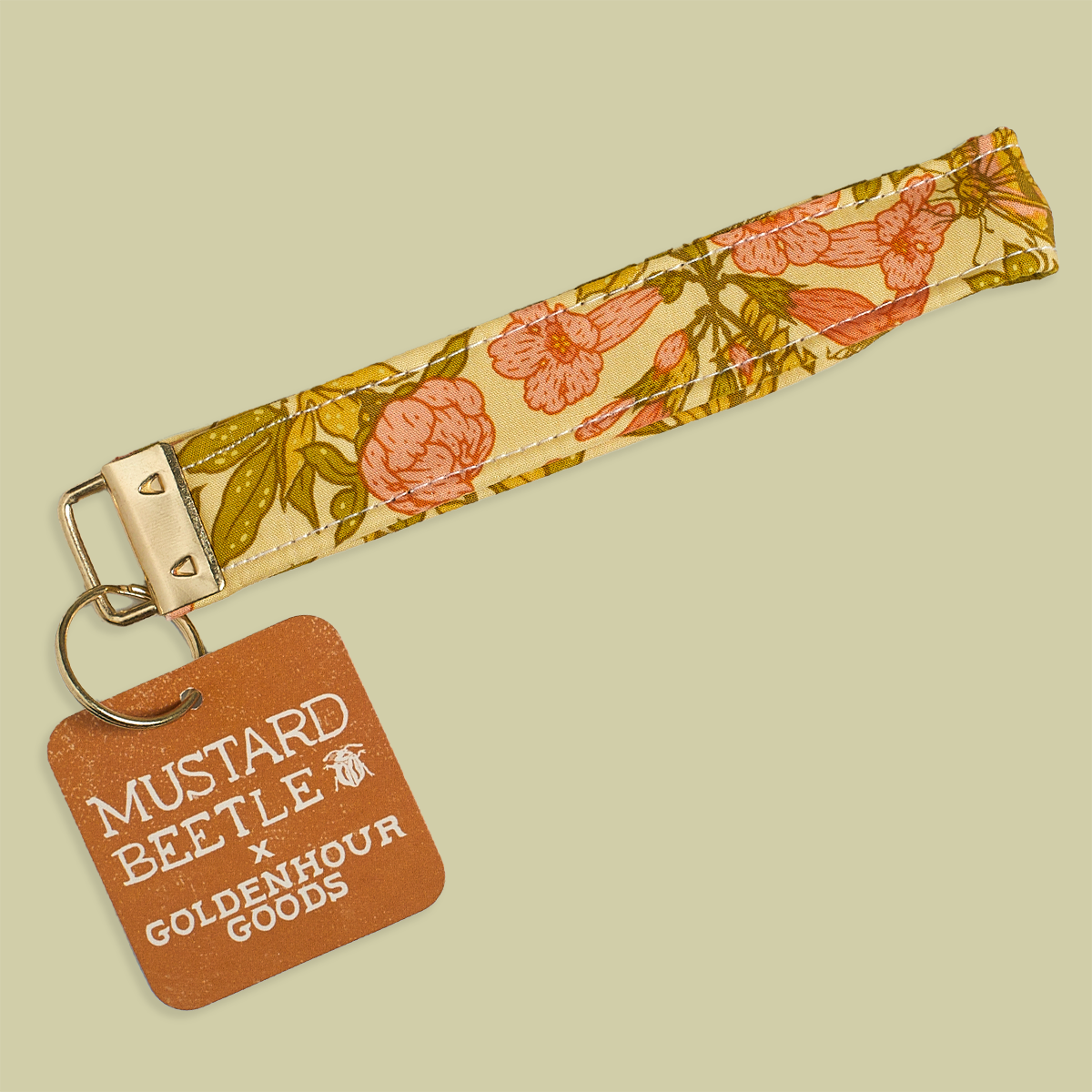 ORGANIC KEY FOB - Goldenhour Goods x Mustard Beetle