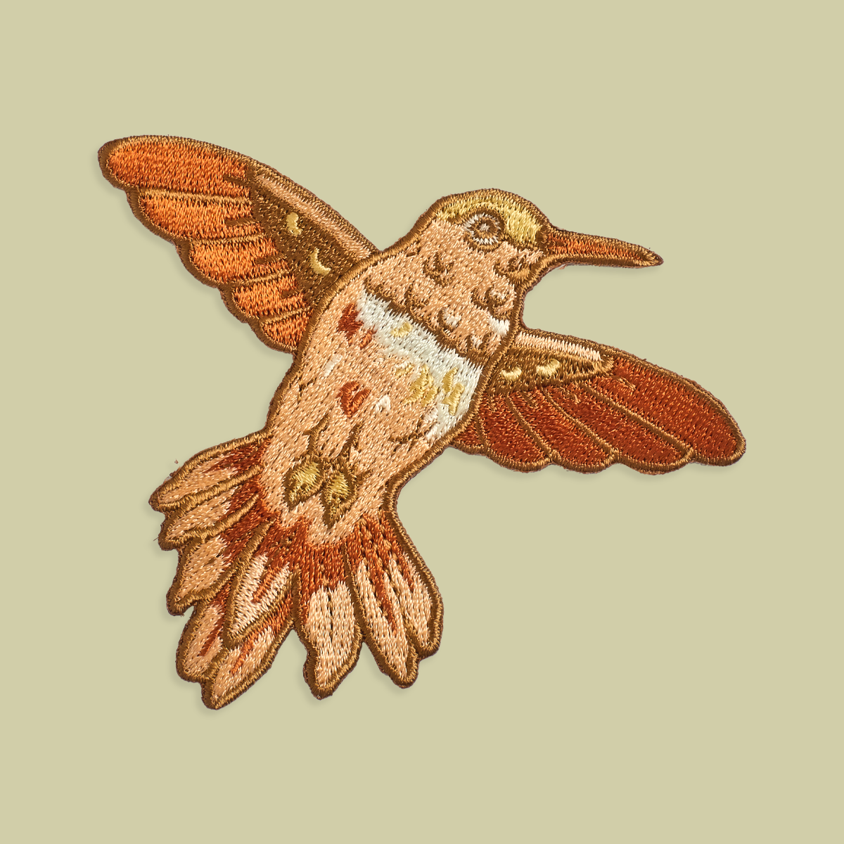 Iron on Patch: Hummingbird