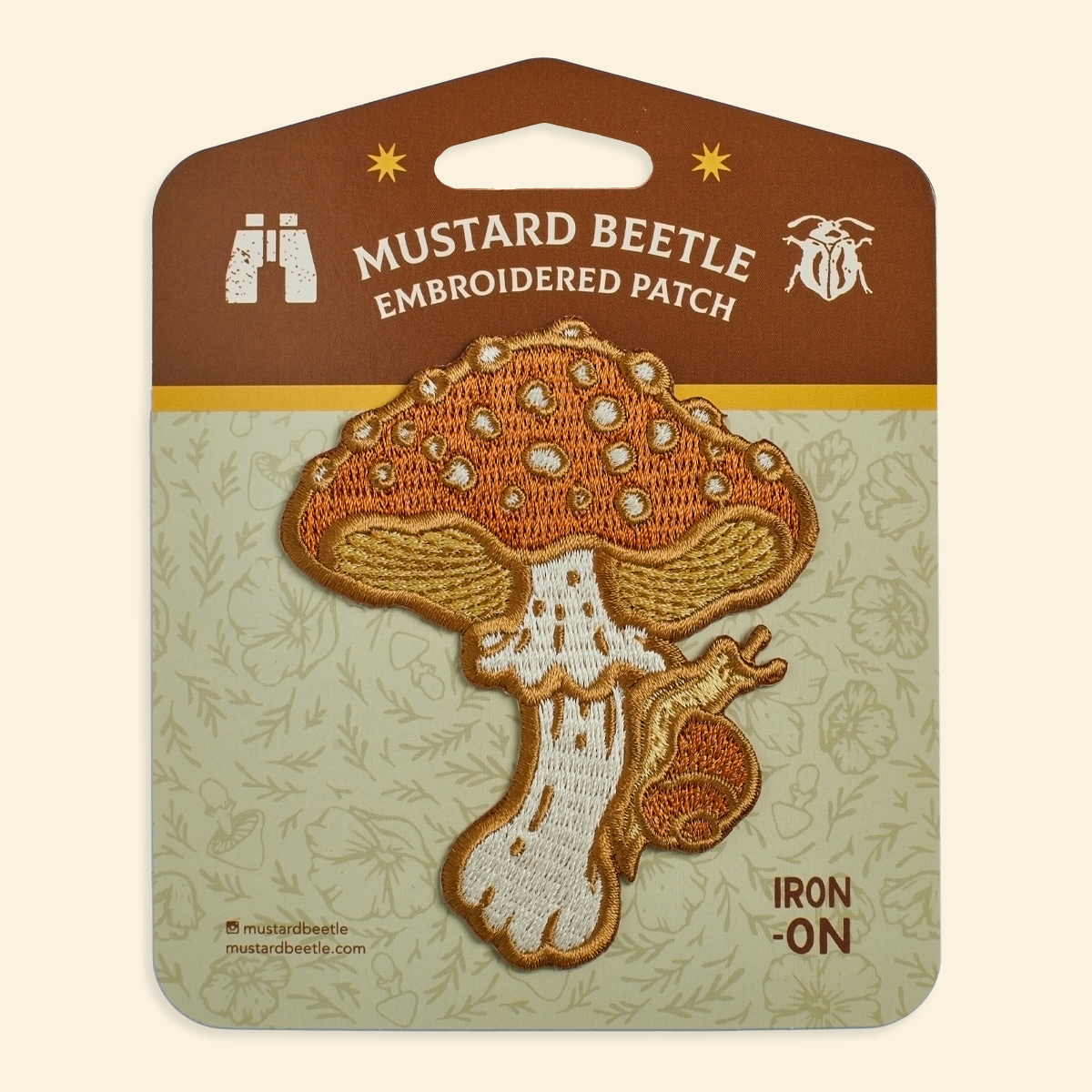 Iron on Patch: Mushroom
