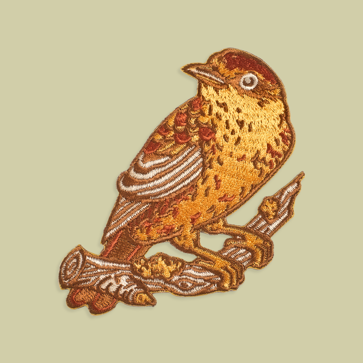 Iron on Patch: Palm Warbler