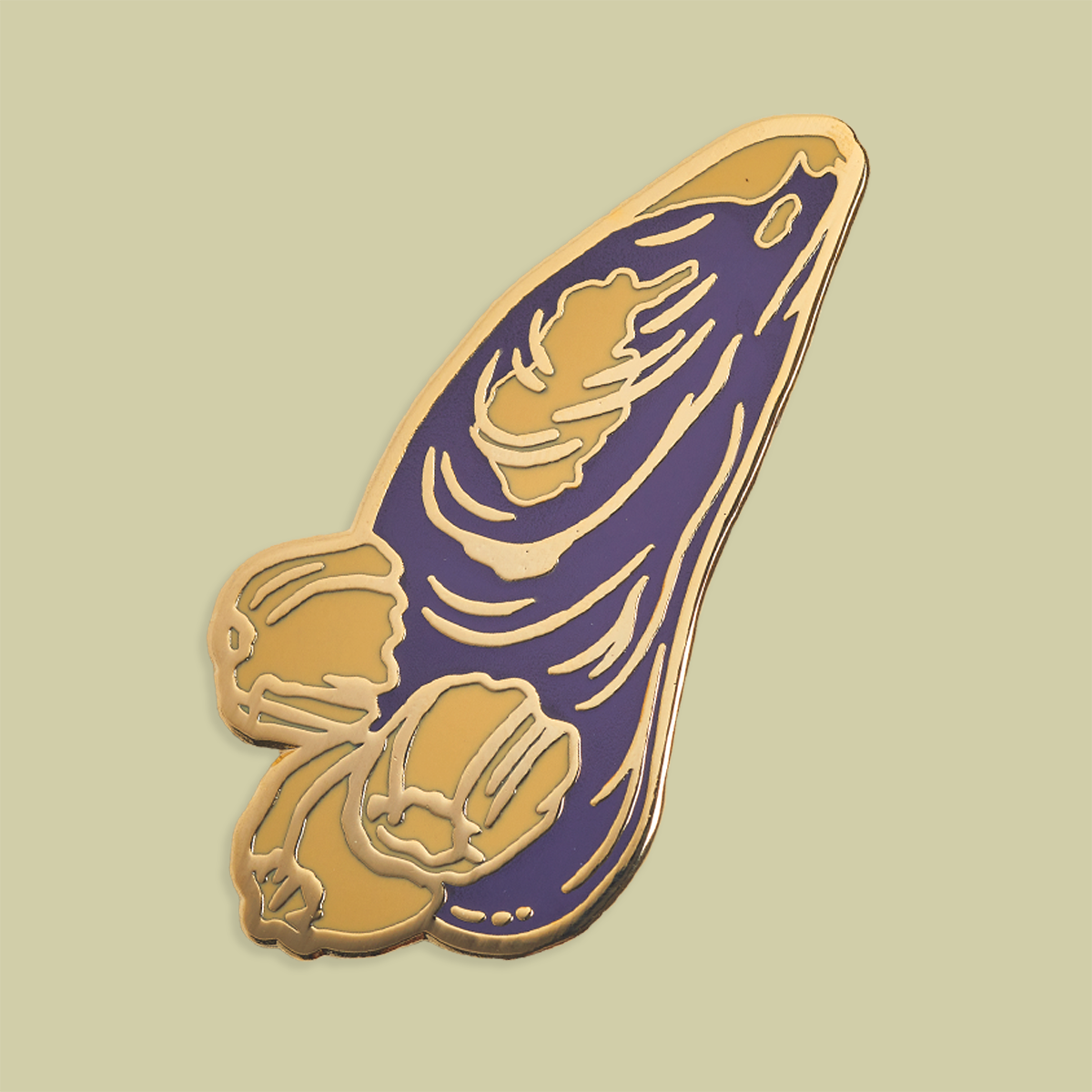 Enamel Pin: Barnacled Mussel