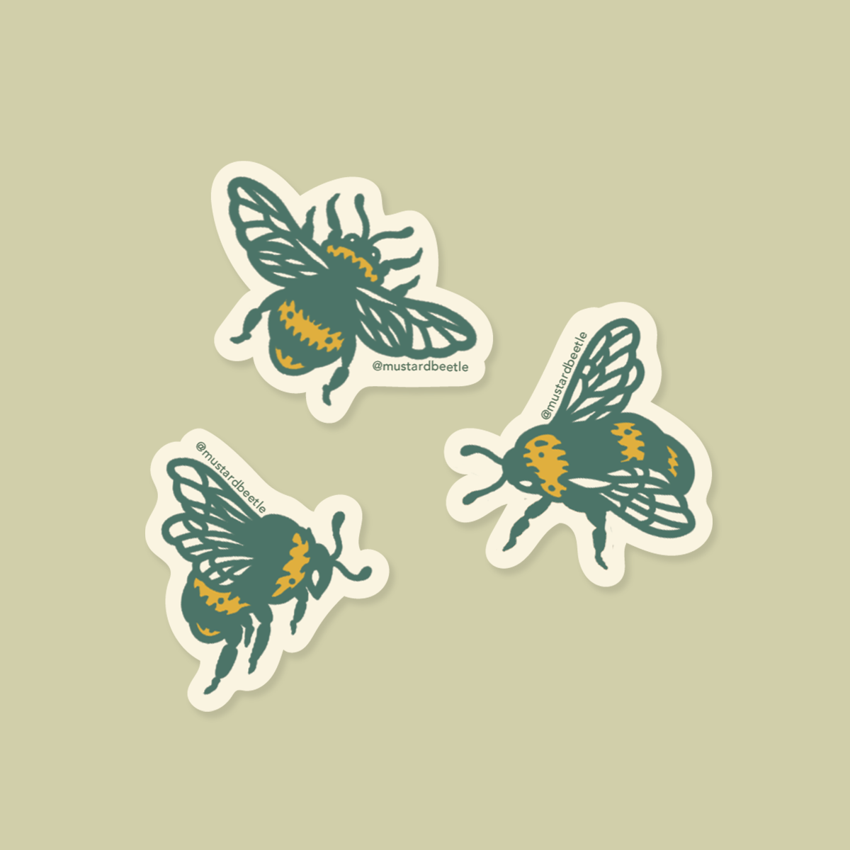 Sticker: Bees