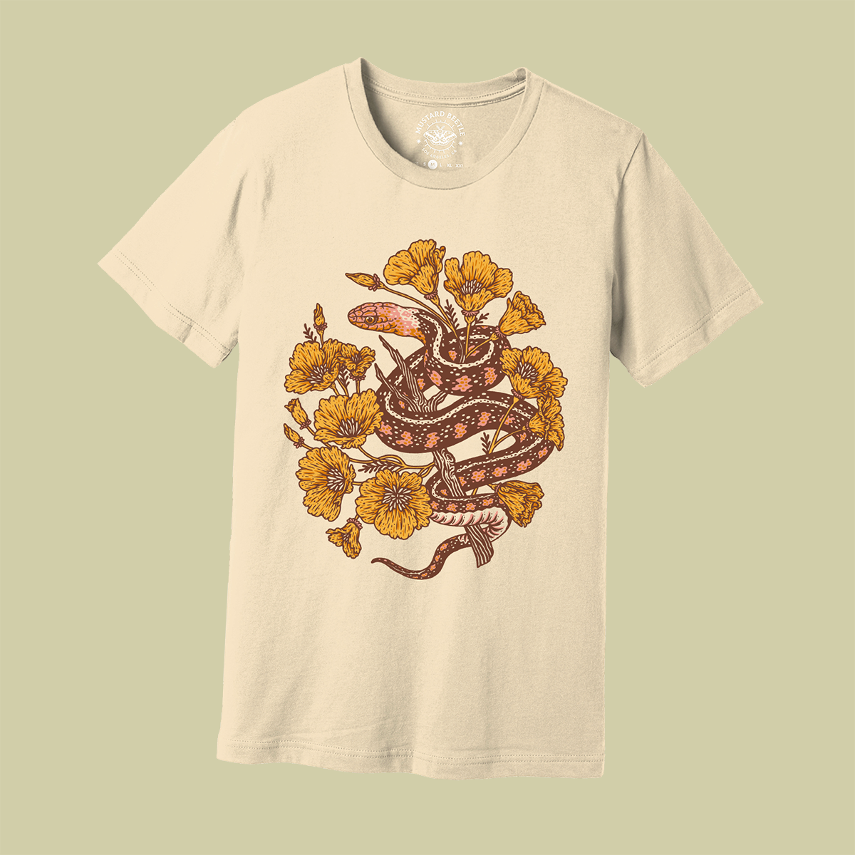 Screenprinted T-Shirt: Reptile