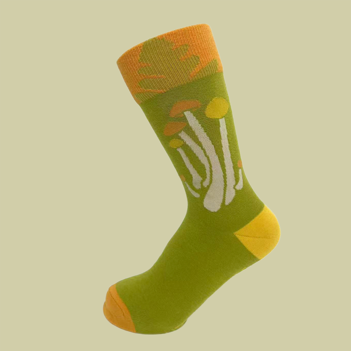 Crew Socks: Mushrooms