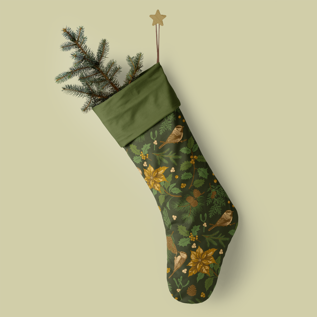 Holiday Stocking: Yuletide Chickadee