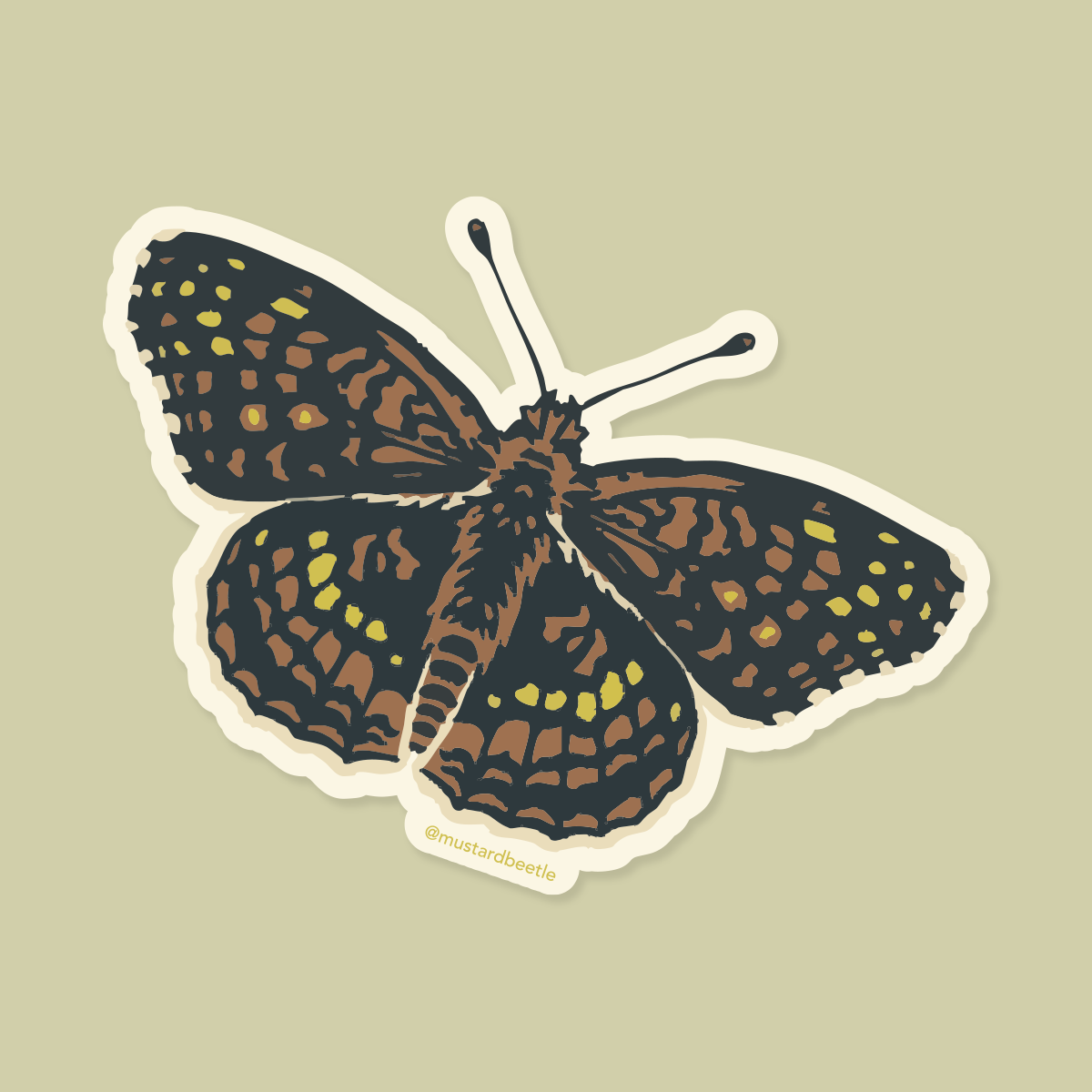 Sticker: Checkerspot