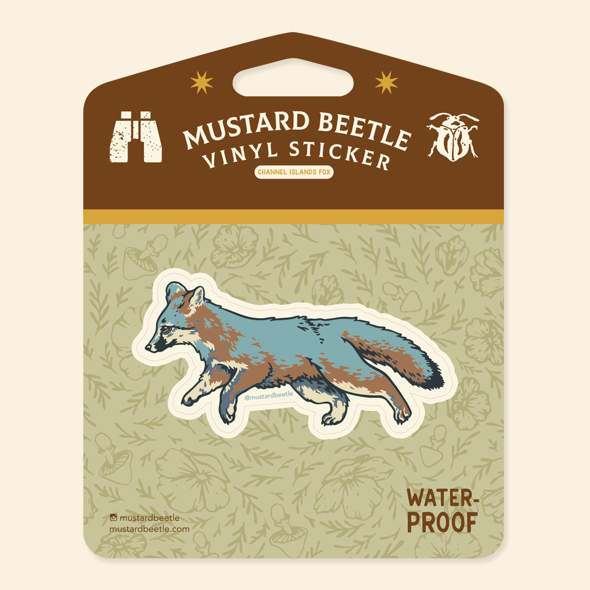 Sticker: Island Fox