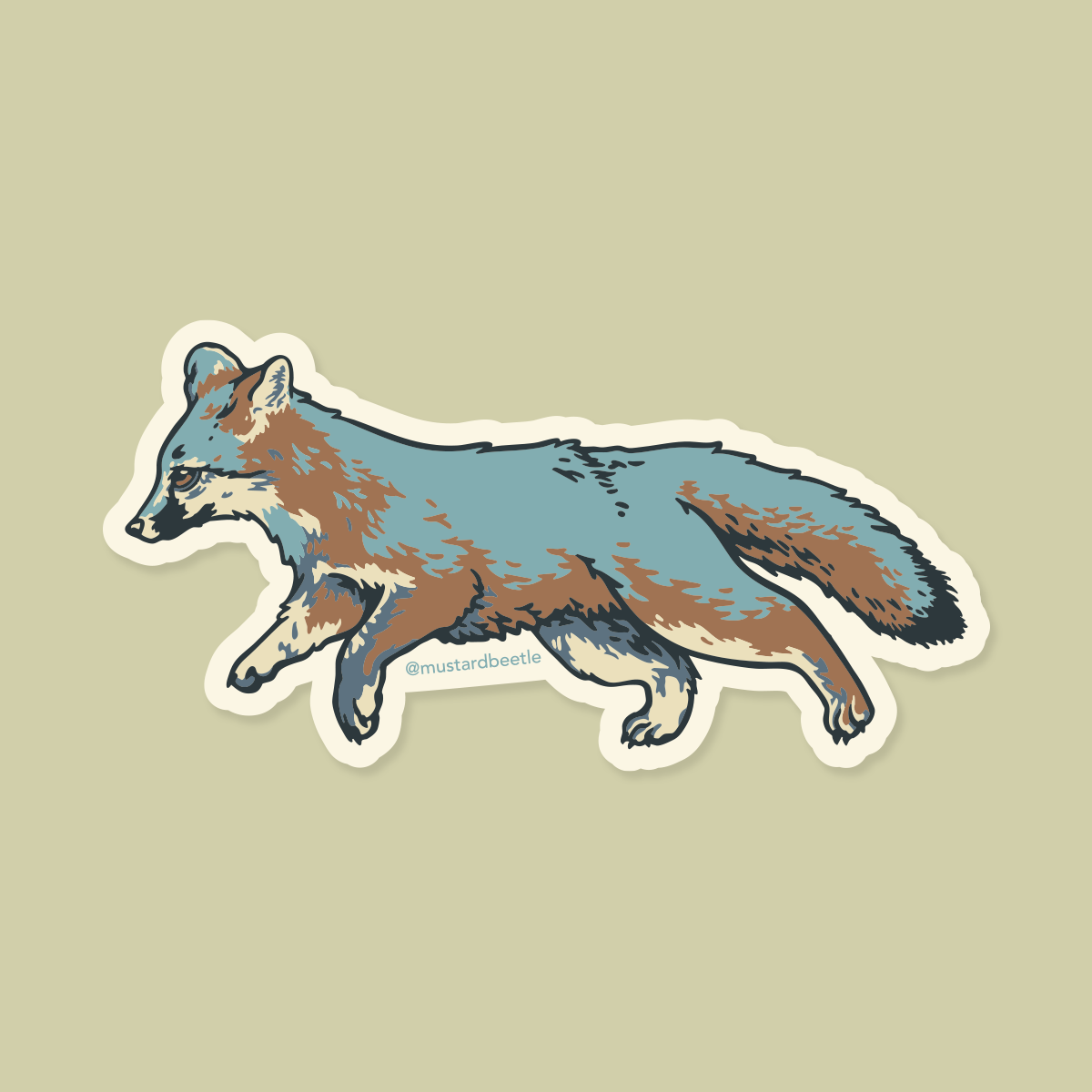 Sticker: Island Fox