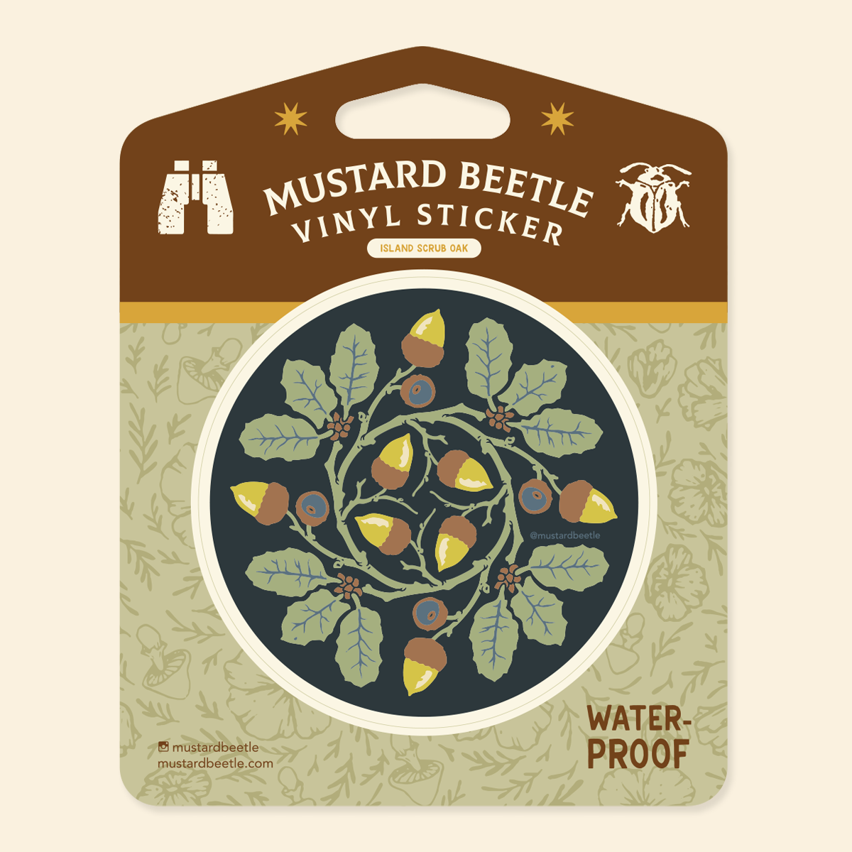 Sticker: Scrub Oak