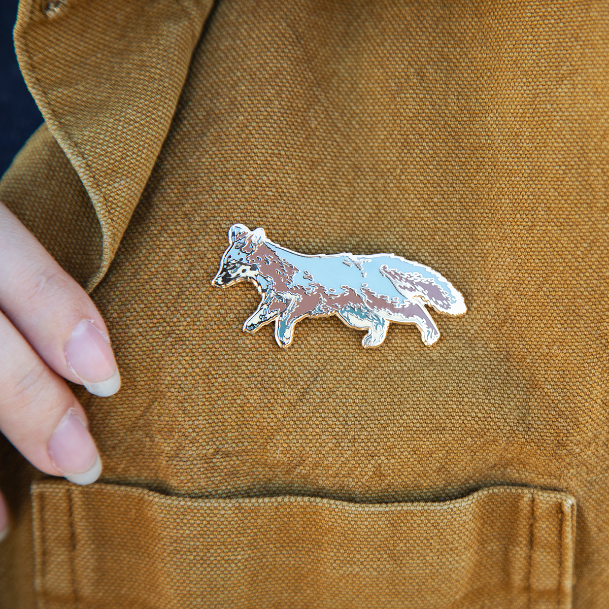 Enamel Pin: Island Fox