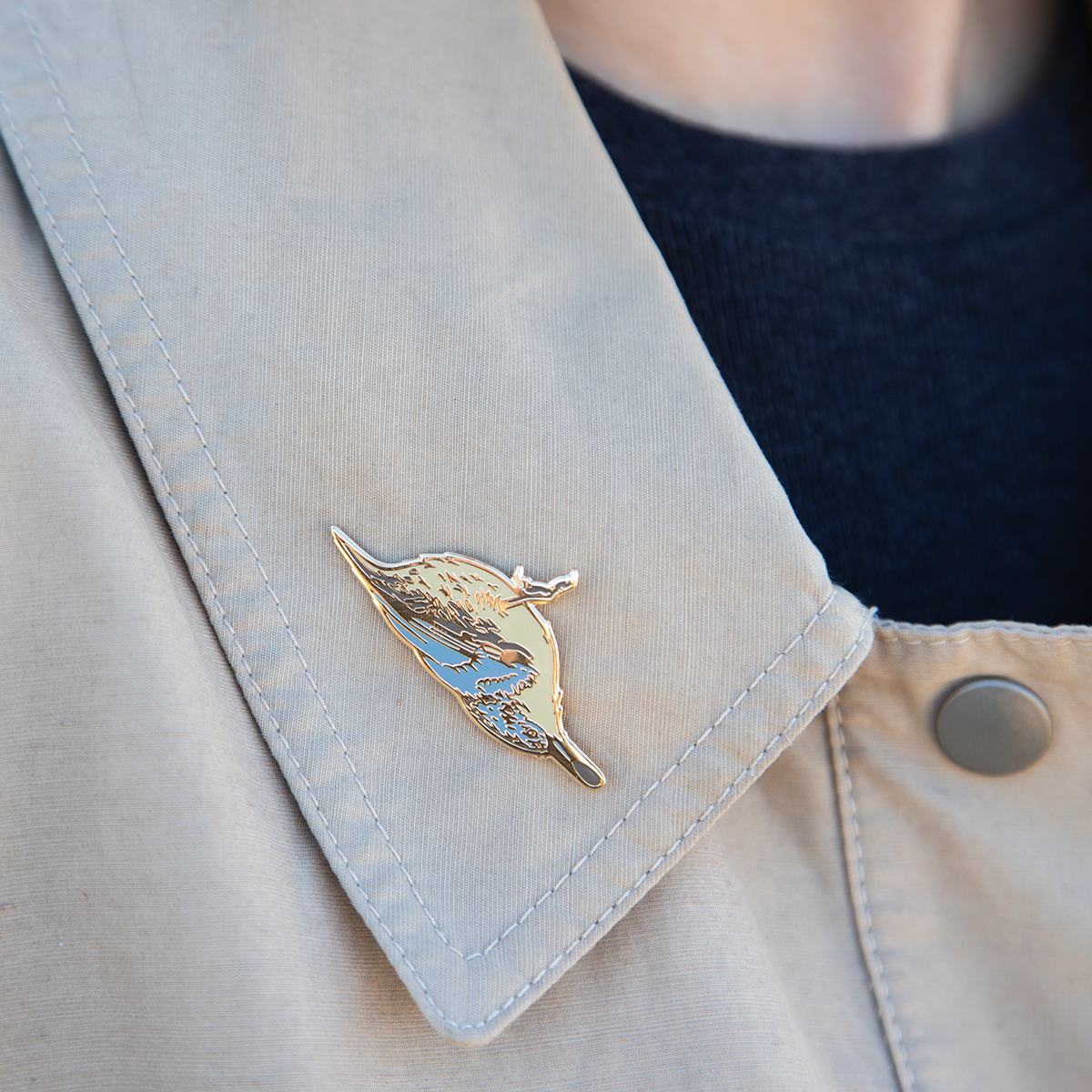 Enamel Pin: Pygmy Nuthatch