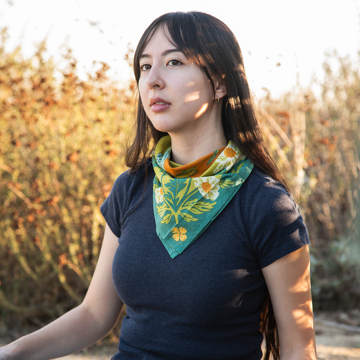 Organic Fair Trade Bandana: Malibu Creek for CalTrout