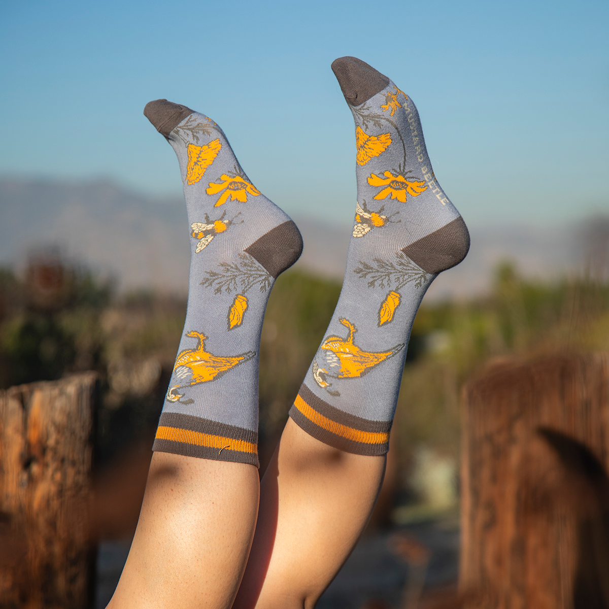Crew Socks: Quail