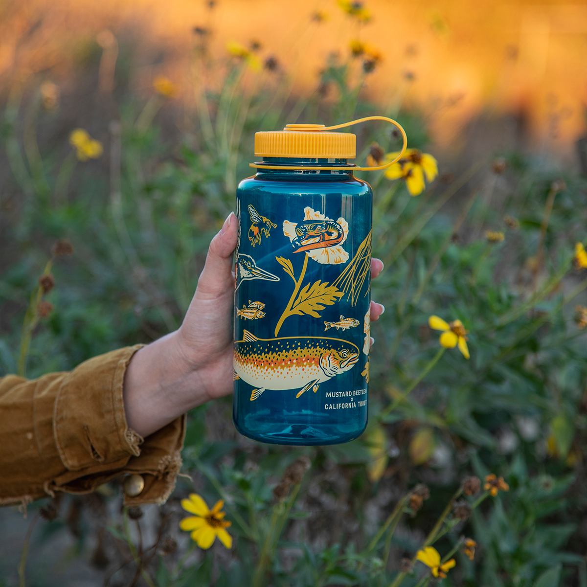 Nalgene 32oz: Malibu Creek for CalTrout