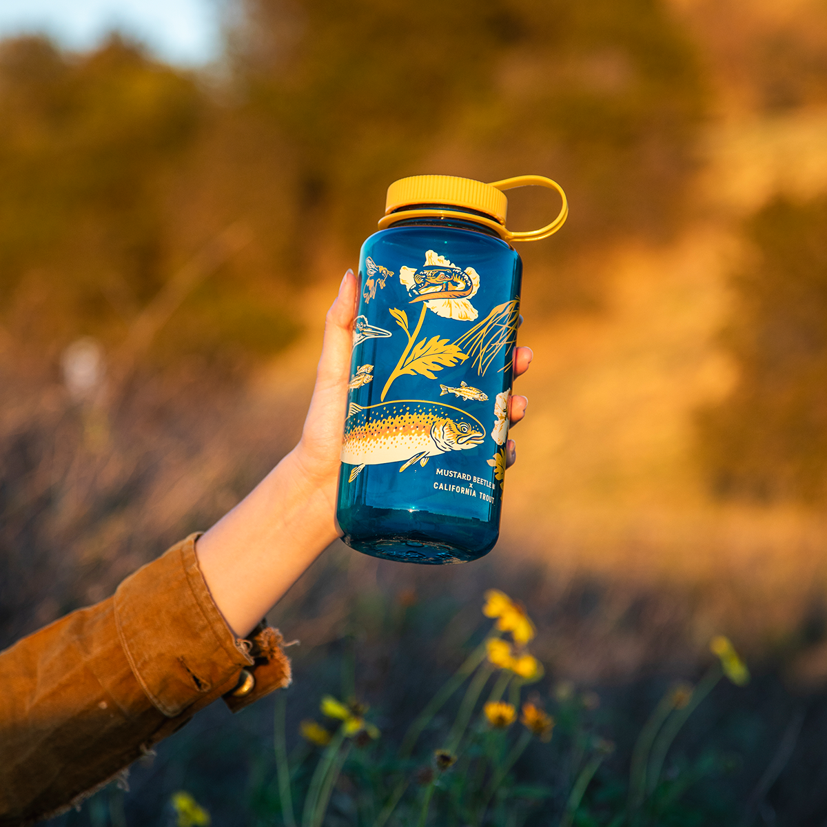 Nalgene 32oz: Malibu Creek for CalTrout