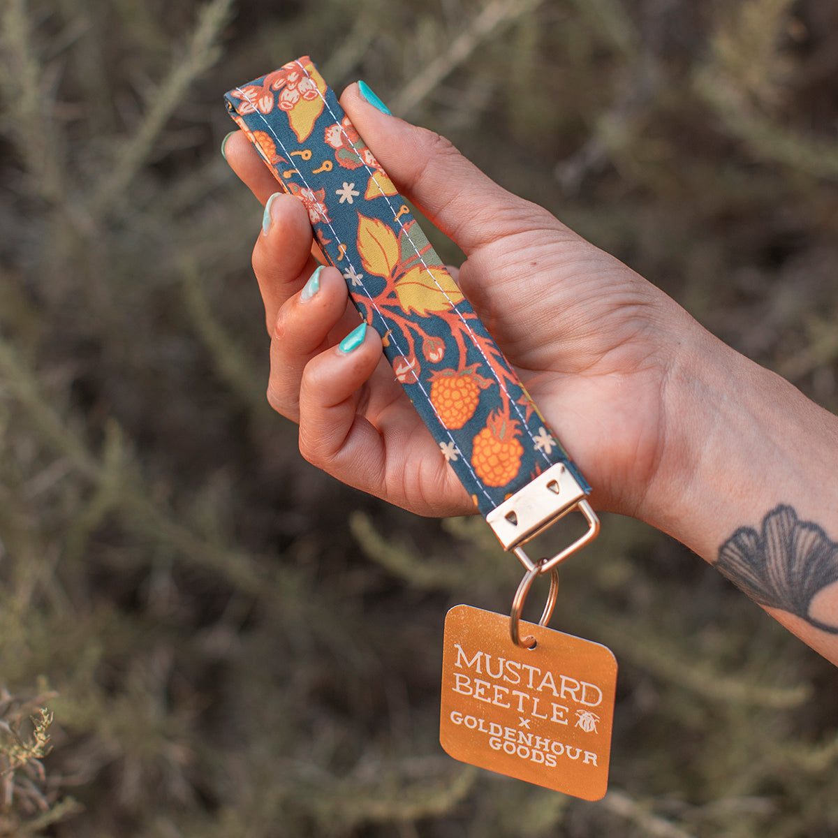 ORGANIC KEY FOB - Goldenhour Goods x Mustard Beetle