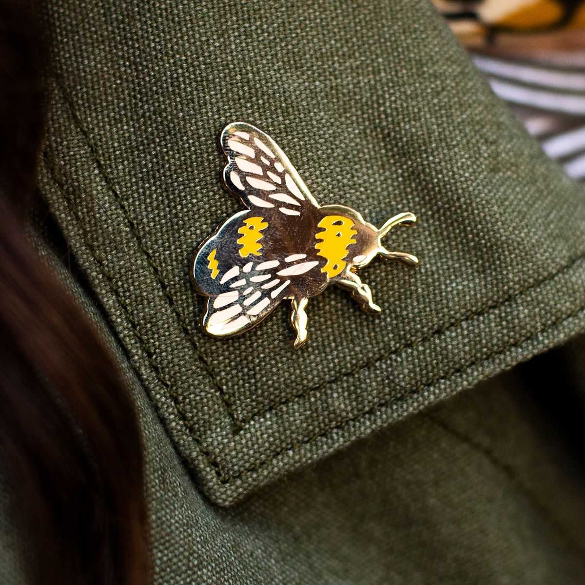 Enamel Pin: Bumblebee