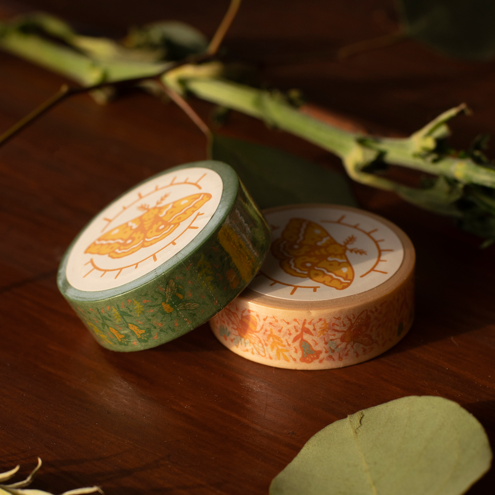 1/2" Washi Tape Roll: Bees