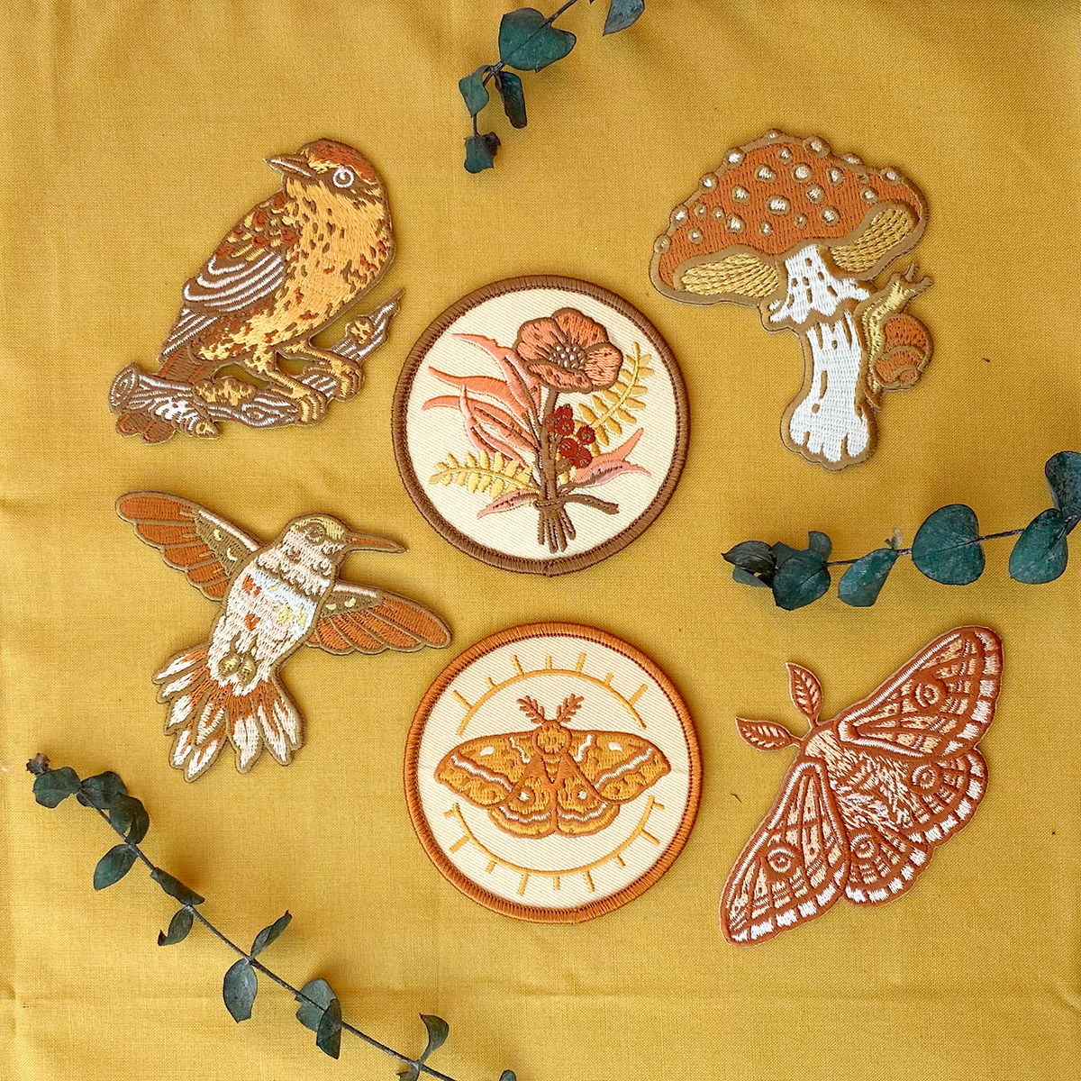 Iron on Patch: Emperor Moth