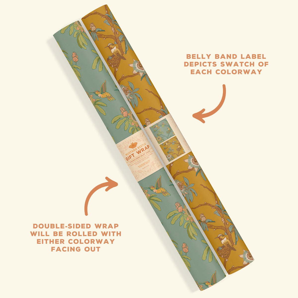 Gift Wrap: Hummingbird