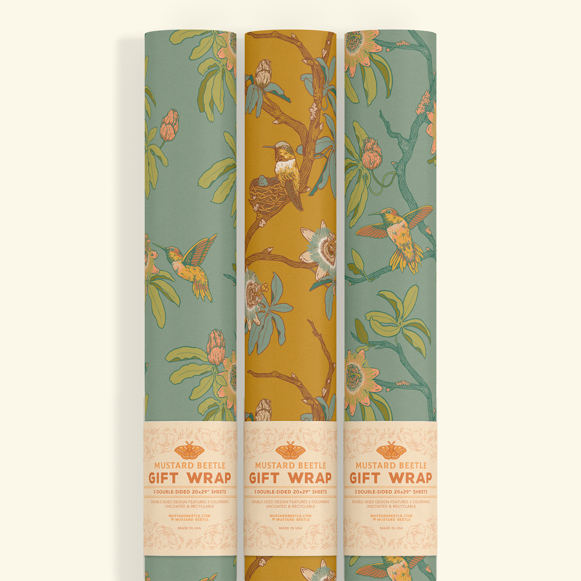 Gift Wrap: Hummingbird