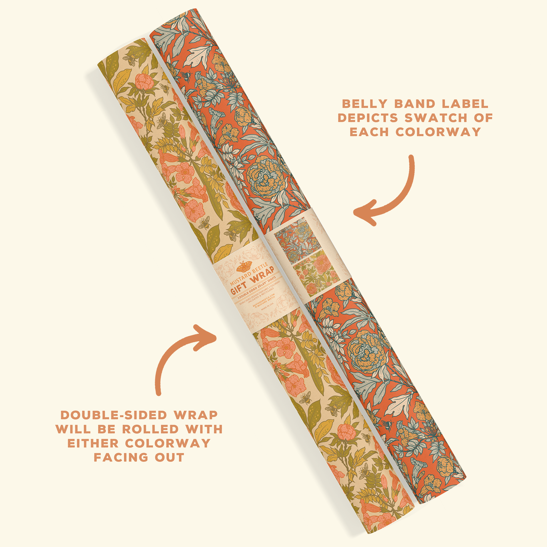 Gift Wrap: Peonies