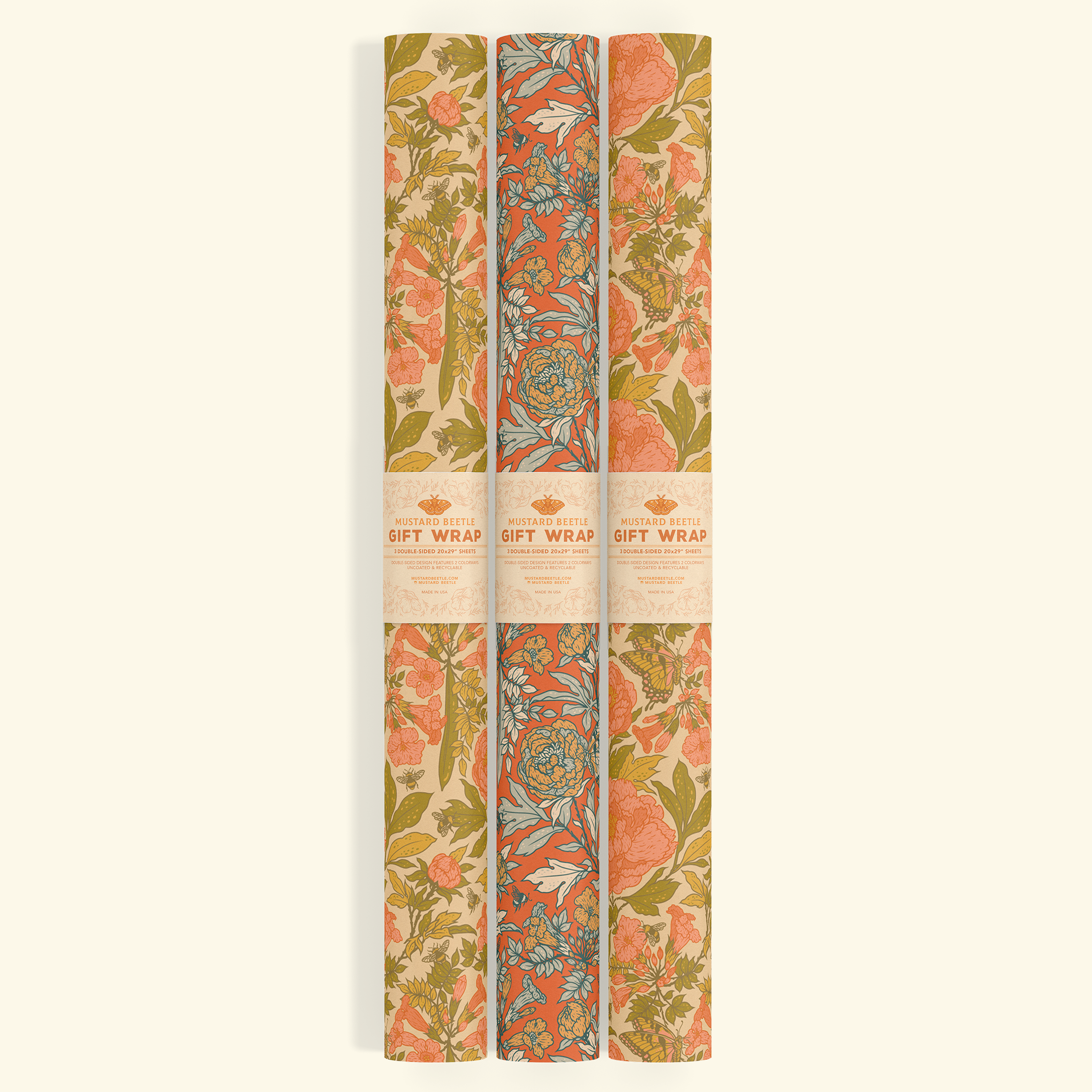 Gift Wrap: Peonies