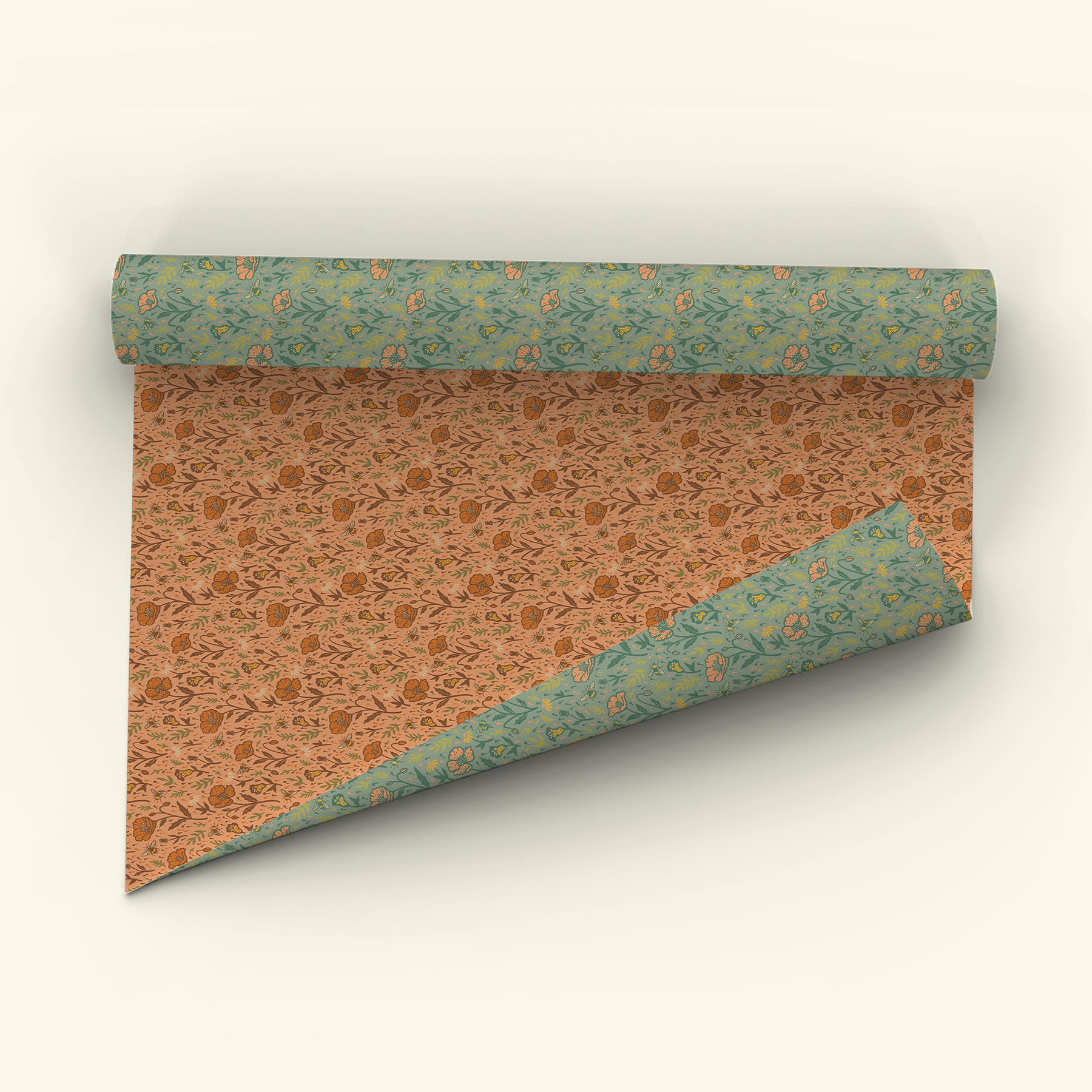 Gift Wrap: Poppies