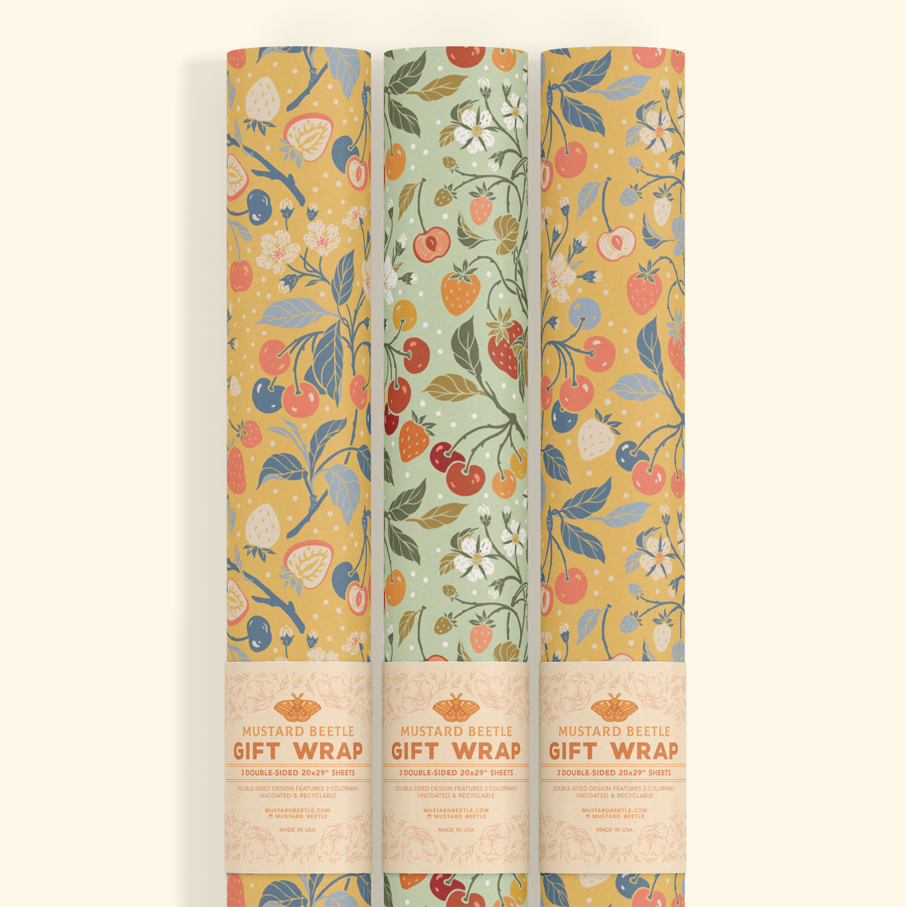 Gift Wrap: Strawberries