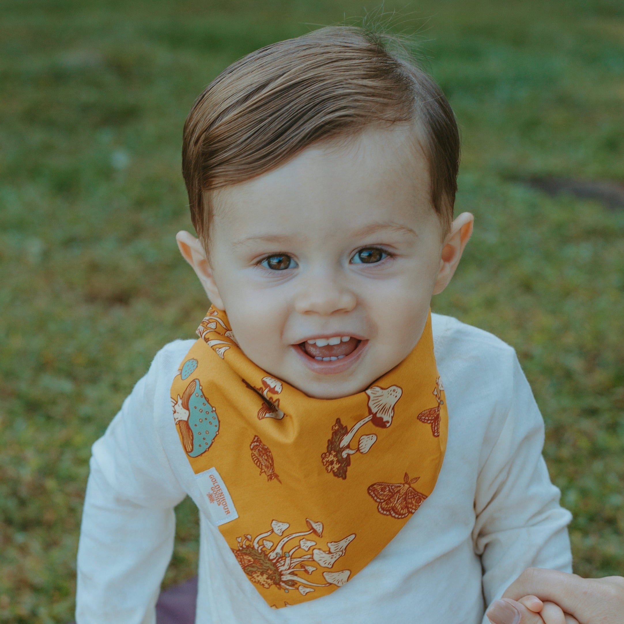 ORGANIC BABY BIB - Goldenhour Goods x Mustard Beetle