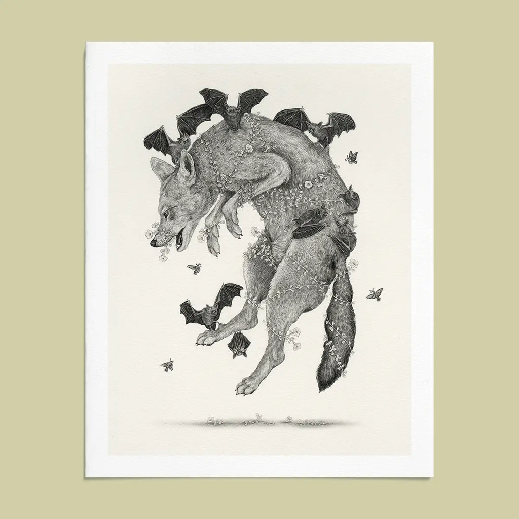 希少　限定　Sneakerwolf Giclee Poster 直筆アートワーク 3a78b9f2a3244172fcdd2c37bb3617