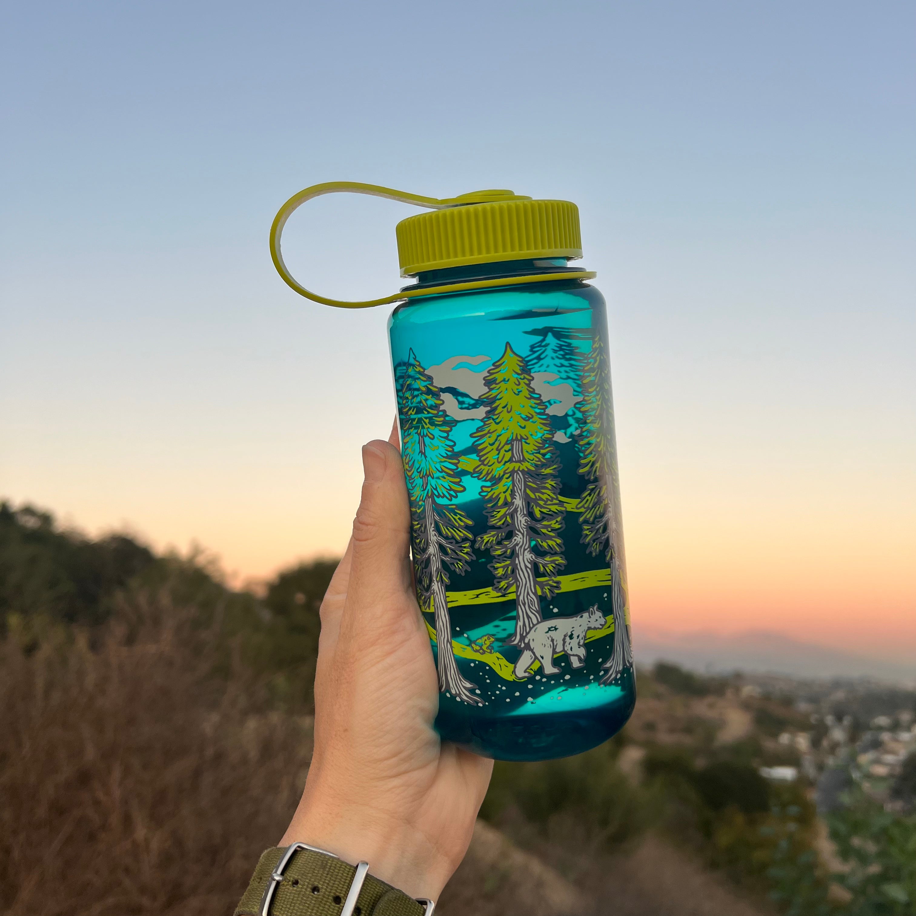 16oz Nalgene: Redwoods