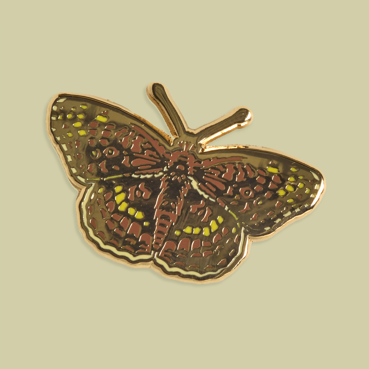 Enamel Pin: Checkerspot