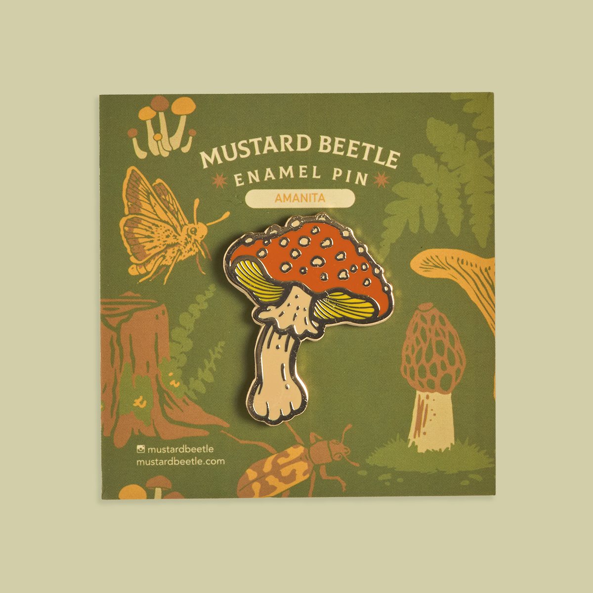 Enamel Pin: Mushroom